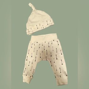 RAE DUNN: PANT & HAT SET